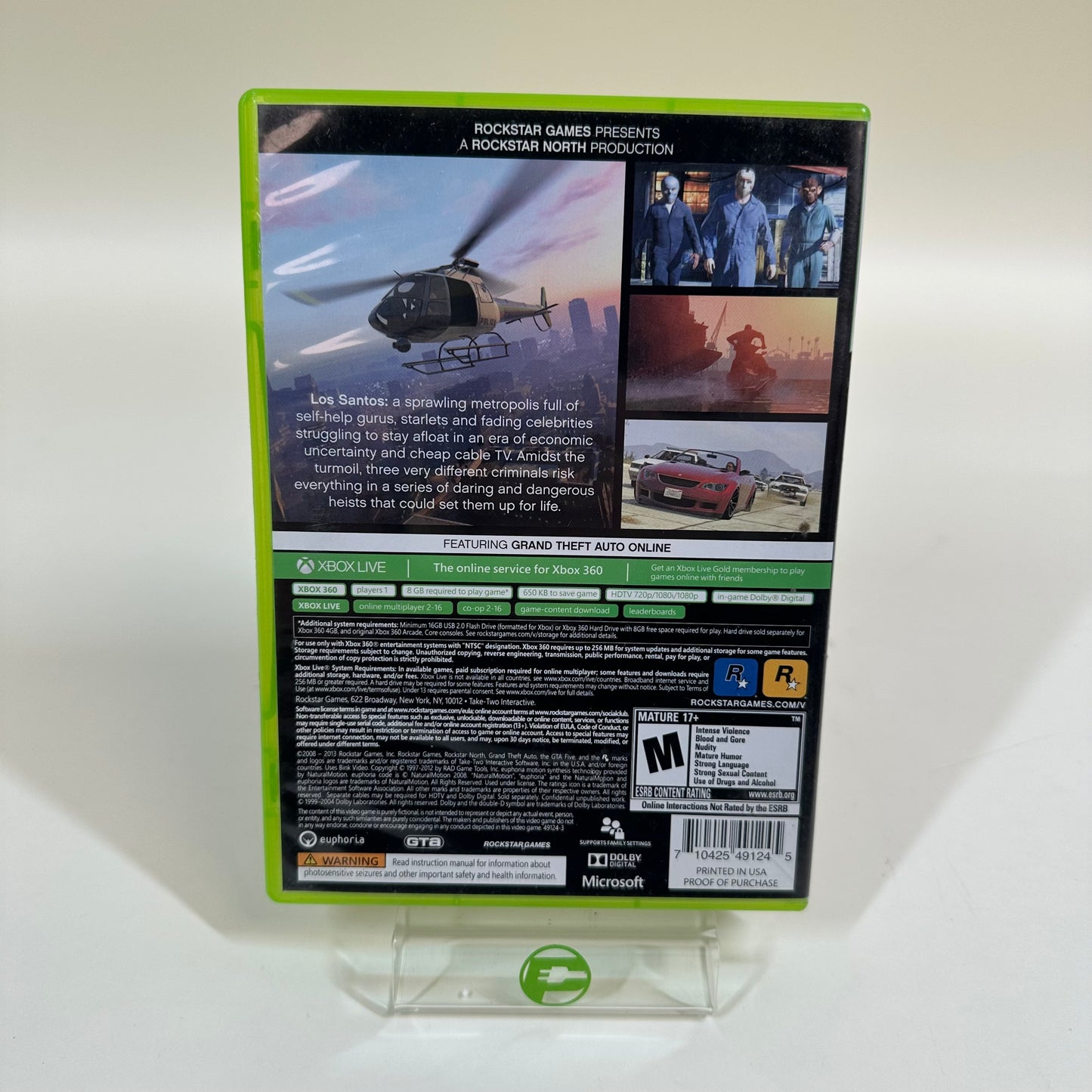 Grand Theft Auto V (Microsoft Xbox 360, 2013)