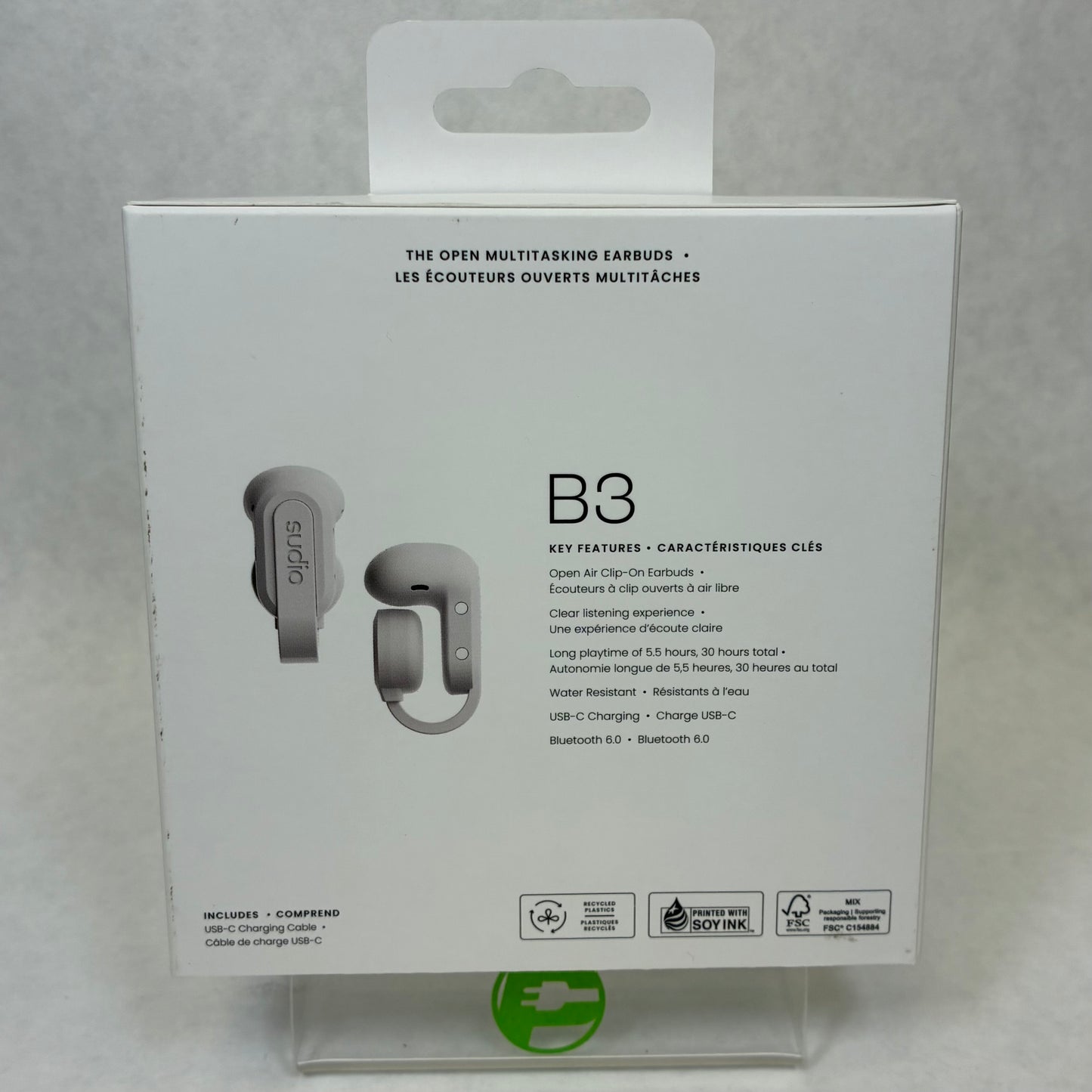 Sudio B3 Wireless Bluetooth Earbuds White B3WHT