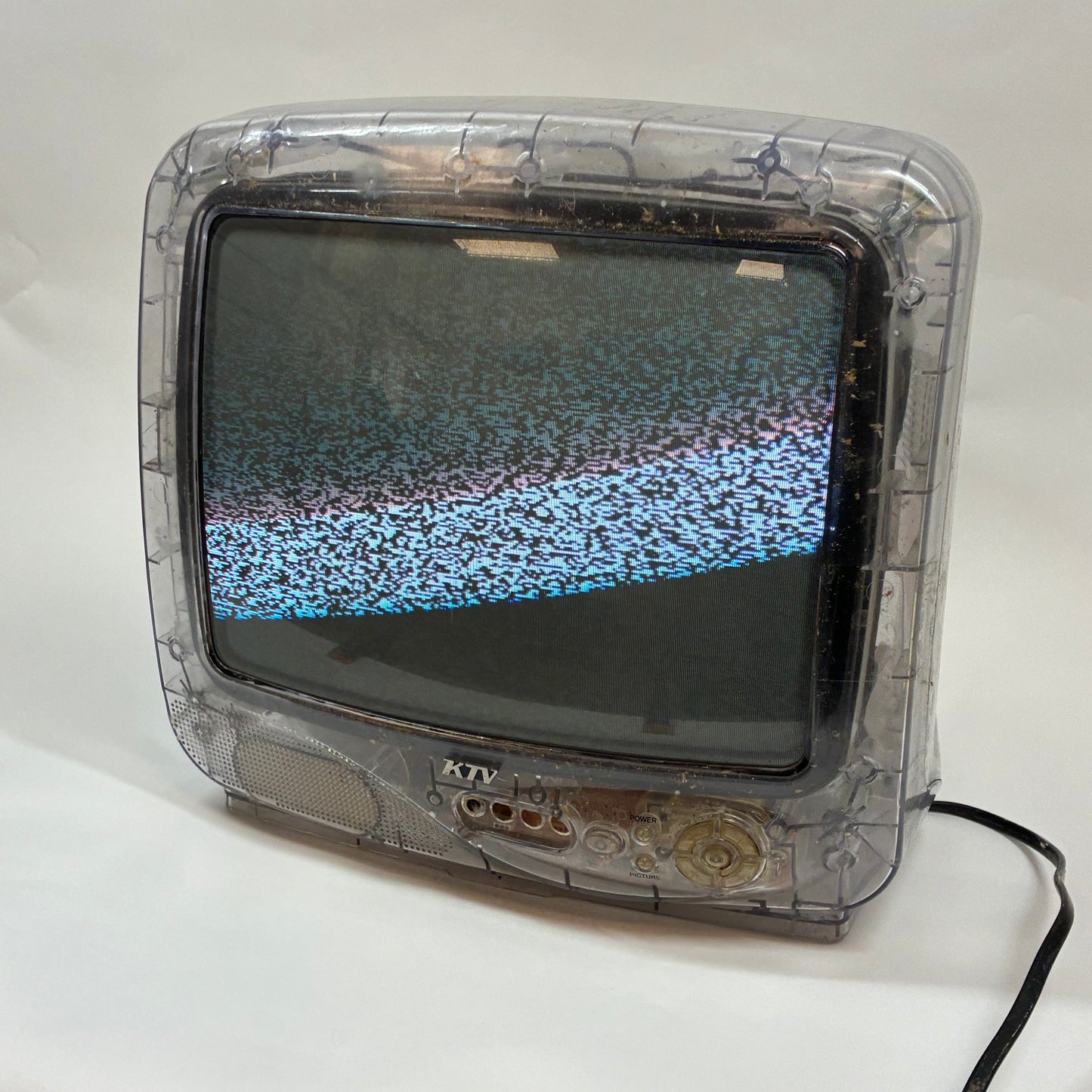 KTV 13" 13CLR-VR Transparent Prison Analog CRT 480p 13 Inch Color TV RARE