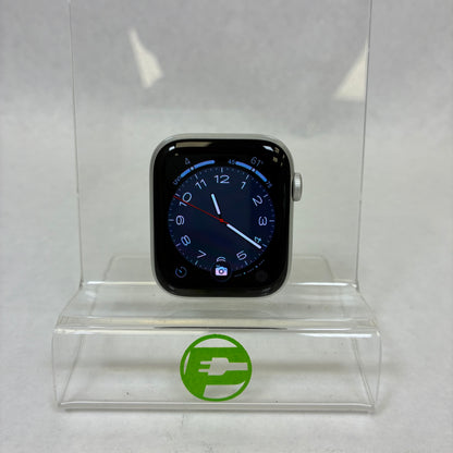 Unlocked Apple Watch SE 2nd Gen 44MM Silver Aluminum MXG43LL/A