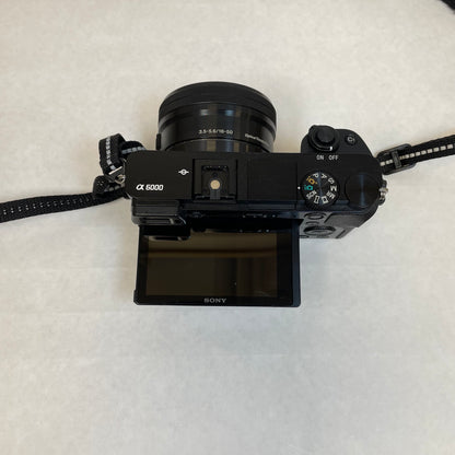 Sony Alpha A6000 24.3MP Digital SLR DSLR Camera ?963 Shutter Count w/ Lens