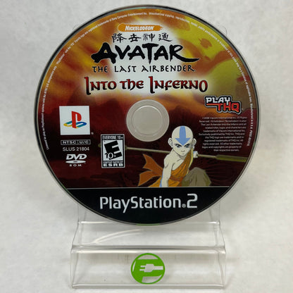 Avatar the Last Airbender Into the Inferno (Playstation 2, 2008) Disc Only