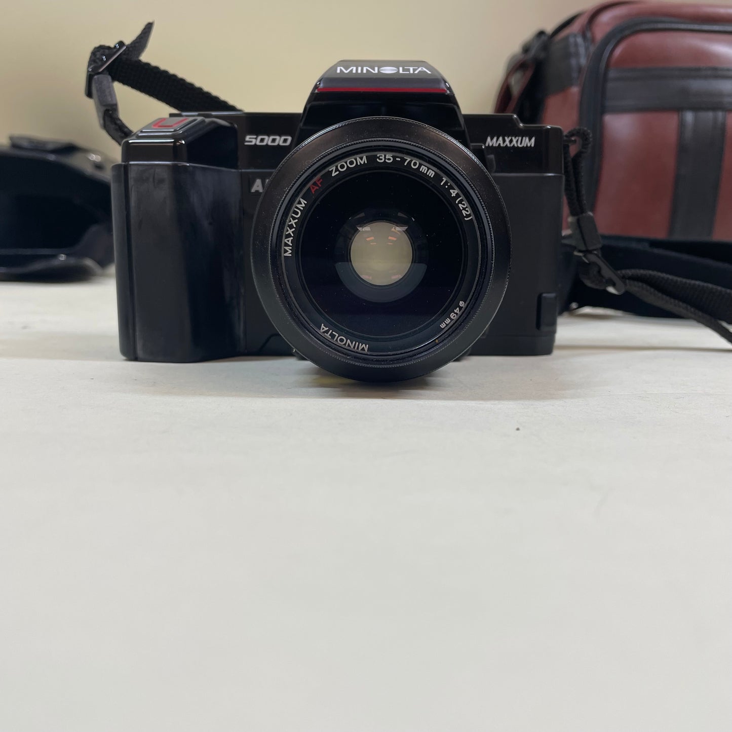 Minolta Maxxum 5000 AF Bundle w/ Carrying Case, Lens, Original Paperwork, & More