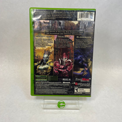 The Elder Scrolls III Morrowind GOTY Edition (Microsoft Xbox, 2003)