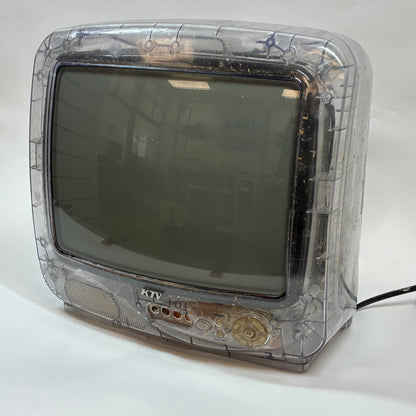 KTV 13" 13CLR-VR Transparent Prison Analog CRT 480p 13 Inch Color TV RARE