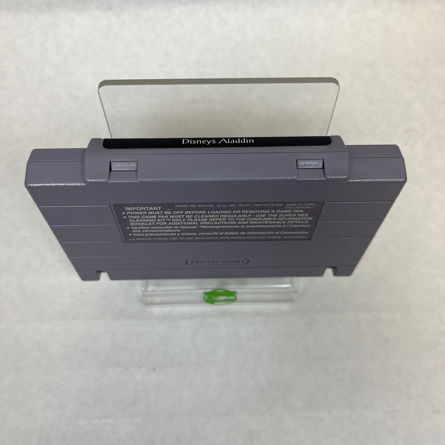 Disney's Aladdin (Super Nintendo SNES, 1993)
