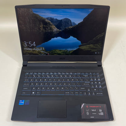 MSI Crosshair 15 A11UCK 15.6" i7-11800H 2.3GHz 16GB RAM 512GB GeForce RTX 3050