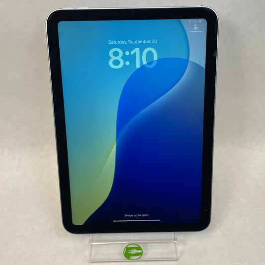 WiFi Only Apple iPad mini (A17 Pro) 128GB Blue MXN73LL/A
