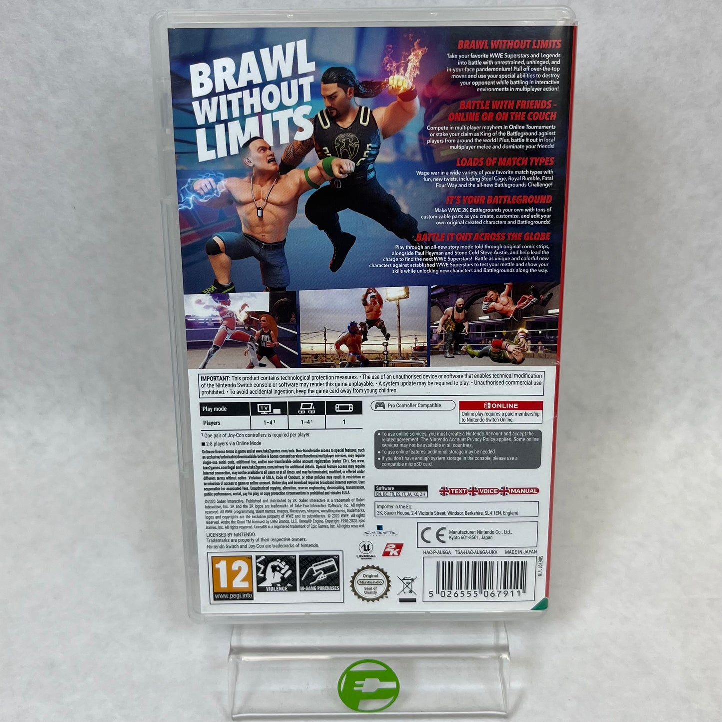 W2K Battlegrounds (Nintendo Switch, 2020)