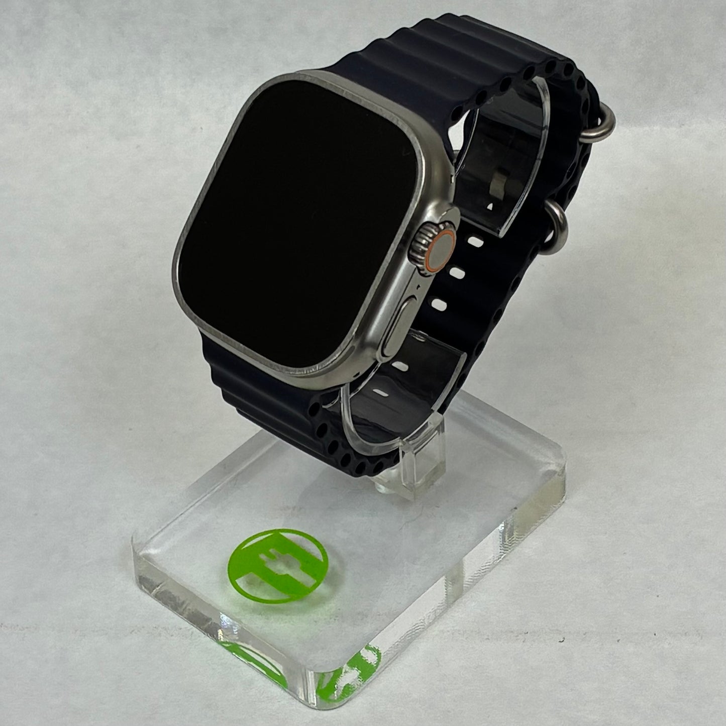 Unlocked Apple Watch Ultra 2 49MM Natural Titanium Black Ocean Band MX4D3LW/A