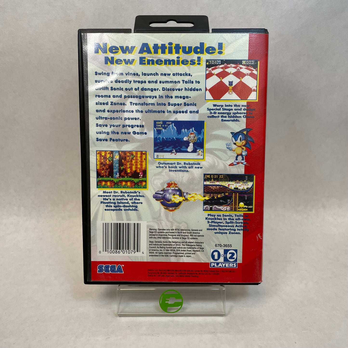 Sonic The Hedgehog 3 (Sega Genesis, 1994)