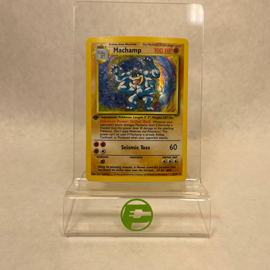 Pokémon TCG Base Set Machamp 8/102 English