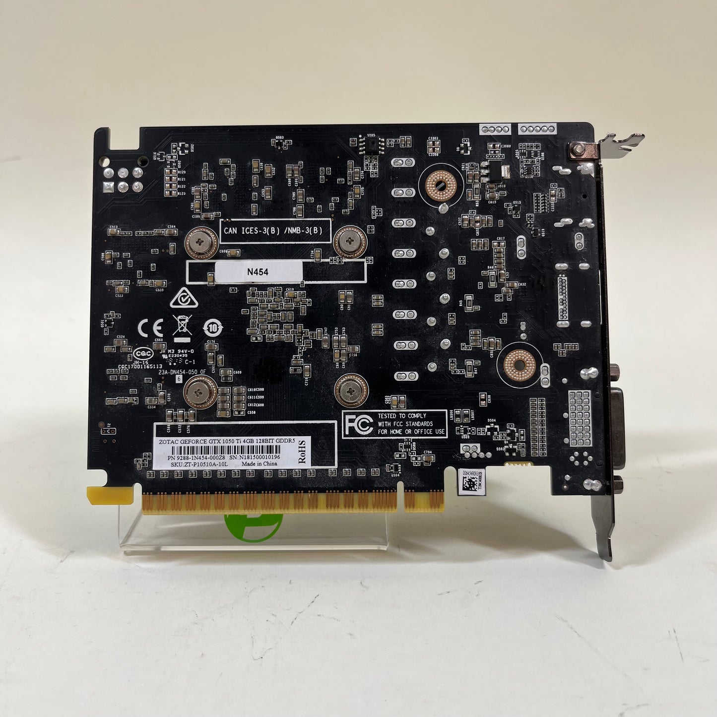 Zotac GeForce GTX 1050 Ti 4GB GDDR5 Graphics Card ZT-P10510A-10L