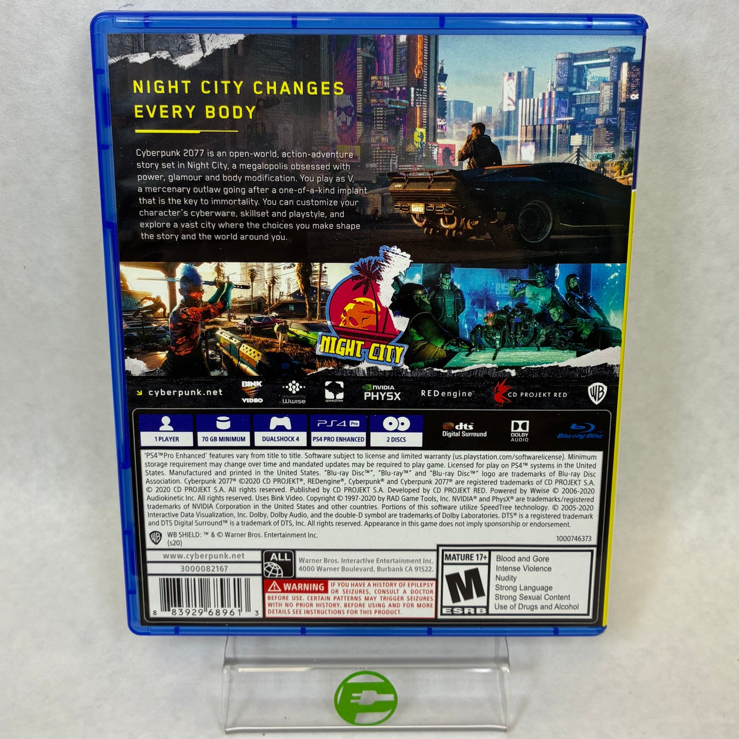 Cyberpunk 2077 [With Extras] (Playstation 4, 2020)