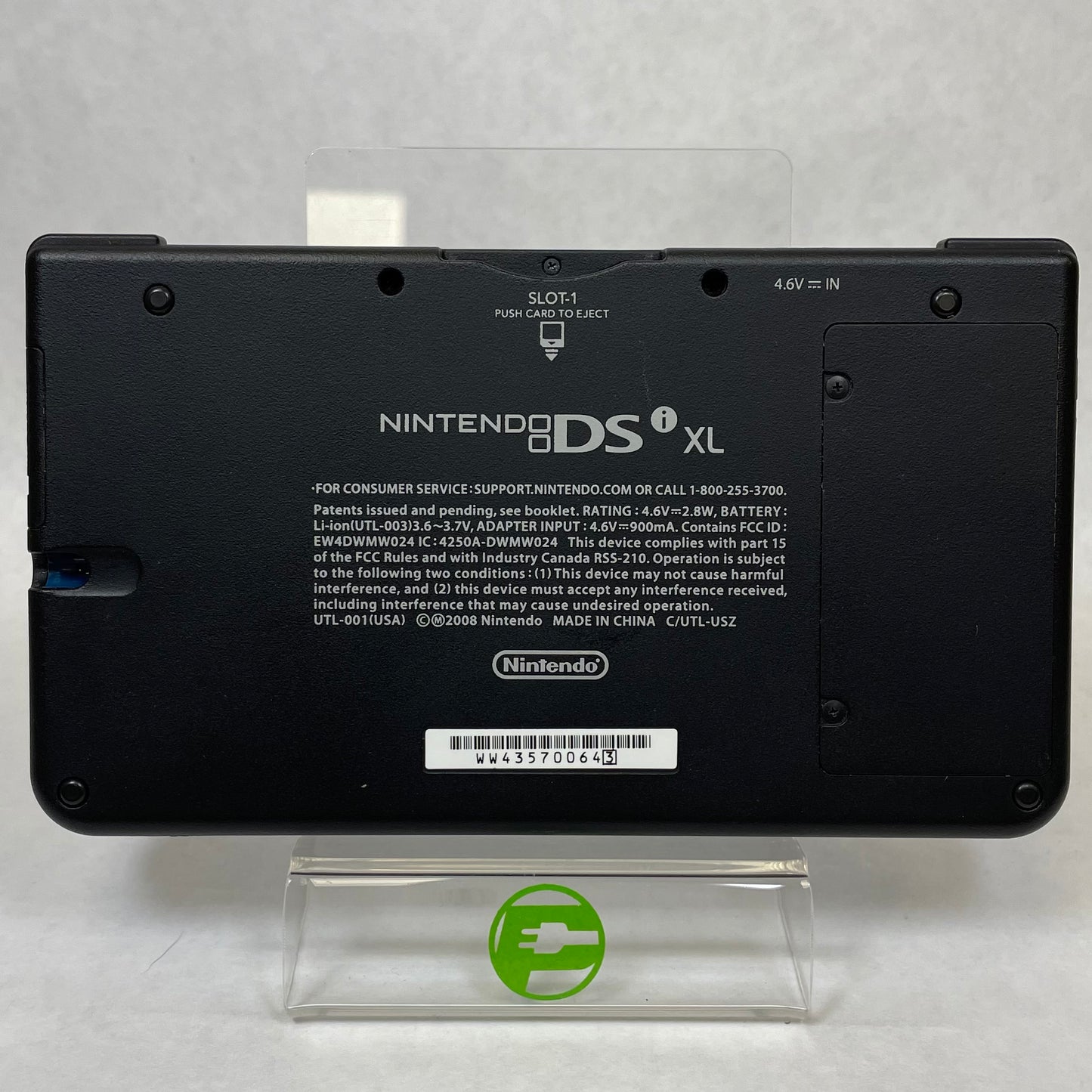 Nintendo DSi XL Handheld Game Console Only UTL-001 Aqua Blue