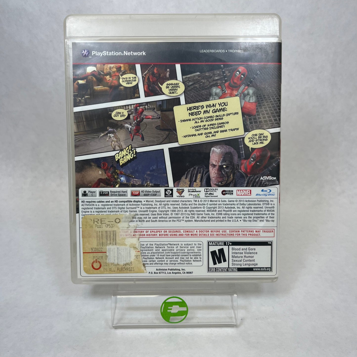 Deadpool (Sony PlayStation 3 PS3, 2013)