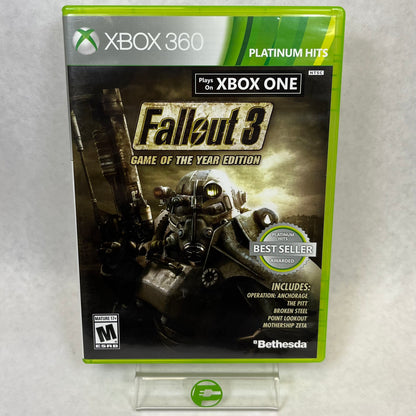 Fallout 3 [Game of the Year Platinum Hits] (Xbox 360, 2009)