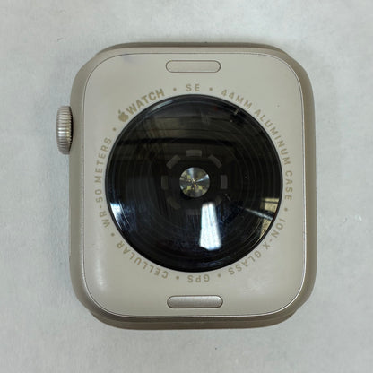 GPS Only Apple Watch SE 3 44MM Starlight Aluminum MEPF4LW/A Face Only