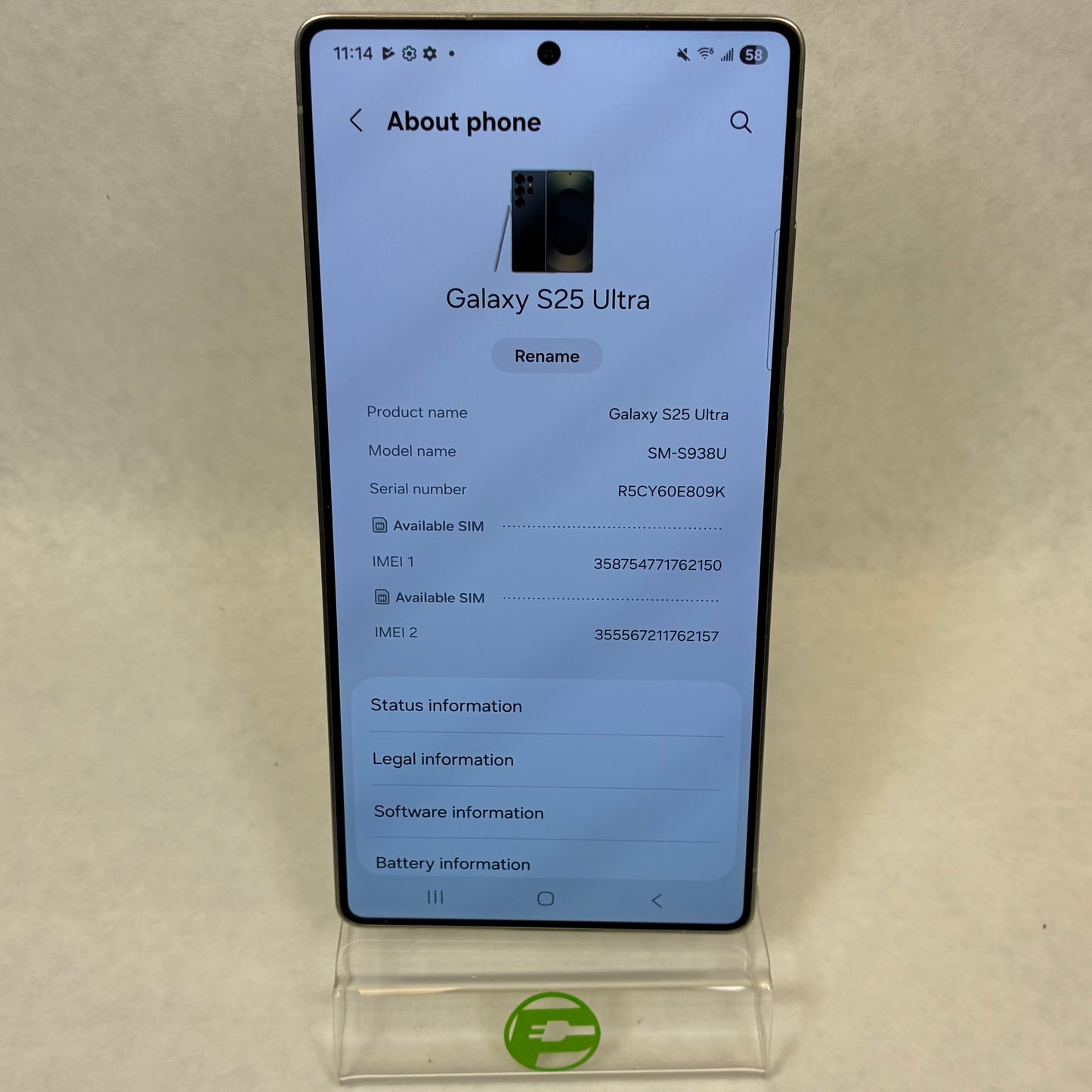 Unlocked Samsung Galaxy S25 Ultra 12GB RAM 256GB SM-S938U Black