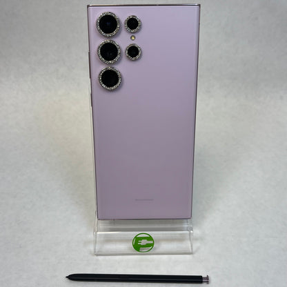 GSM Unlocked Samsung Galaxy S23 Ultra 8GB RAM 256GB SM-S918U Lilac Purple