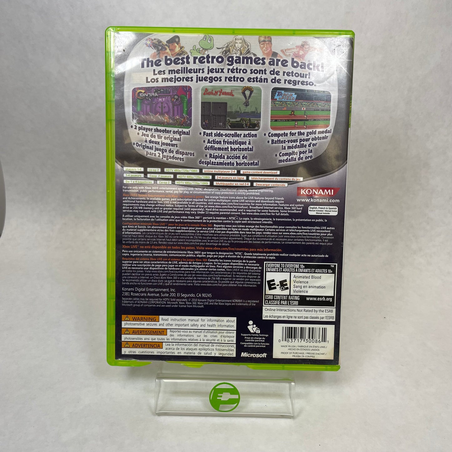 Konami Classics Volume 2 (Microsoft Xbox 360, 2009)