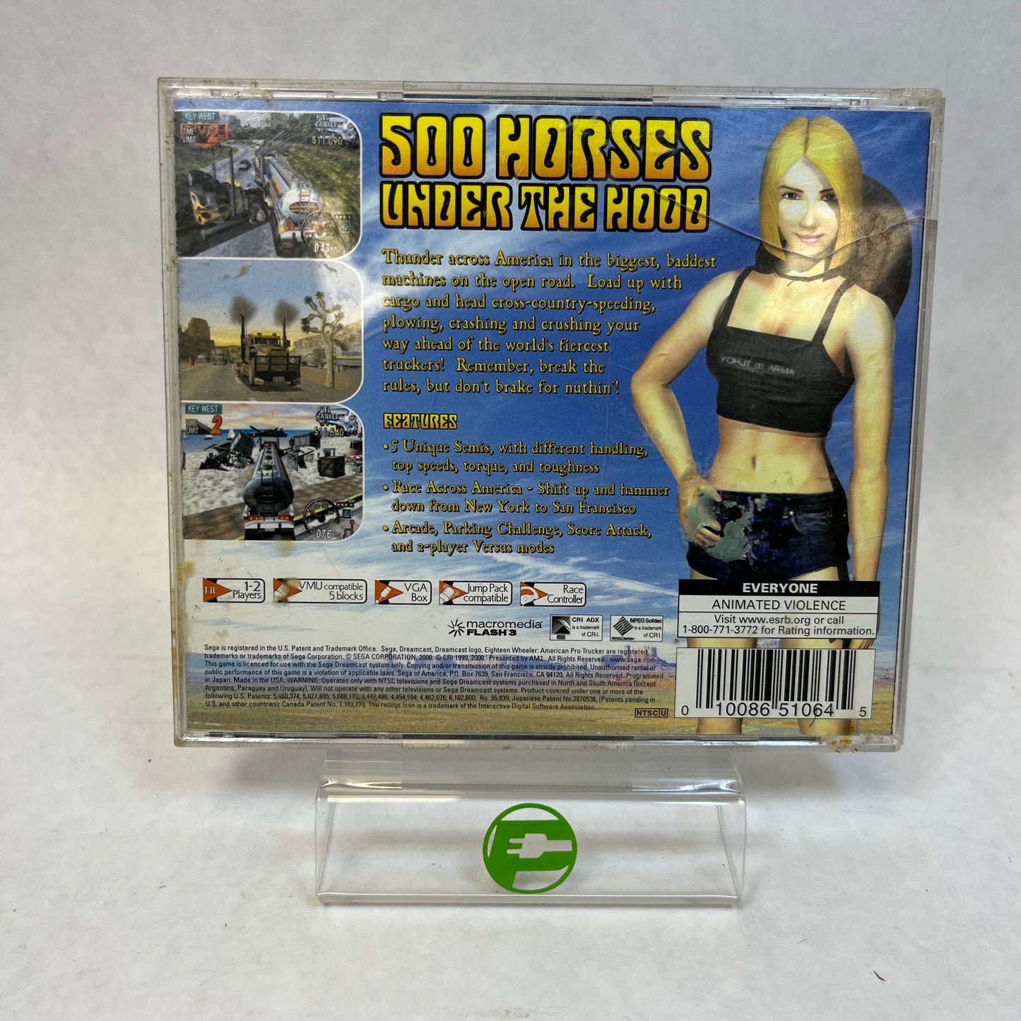 Eighteen Wheeler American Pro Trucker 18 Wheeler (Sega Dreamcast, 2000)