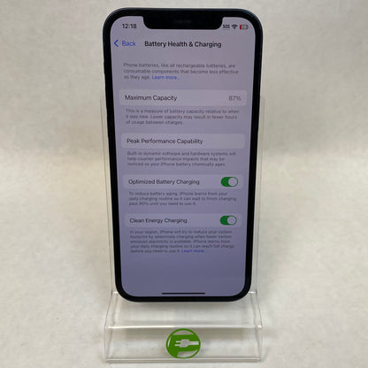Unlocked Apple iPhone 12 64GB 18.3.1 Black NGF43LL/A