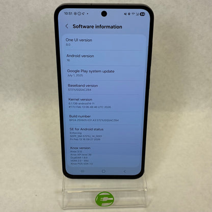 Verizon Samsung Galaxy S24 FE 8GB RAM 128GB SM-S721U Black
