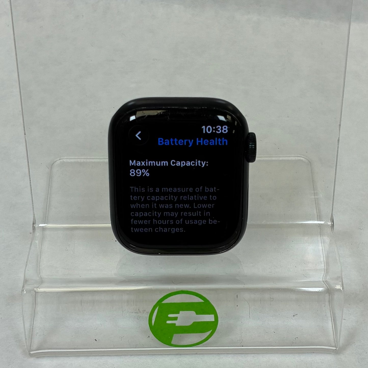GPS Only Apple Watch Series 9 41MM Midnight Aluminum MR8W3LW/A Face Only