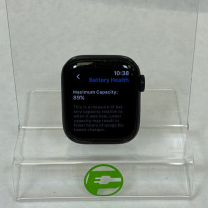 GPS Only Apple Watch Series 9 41MM Midnight Aluminum MR8W3LW/A Face Only