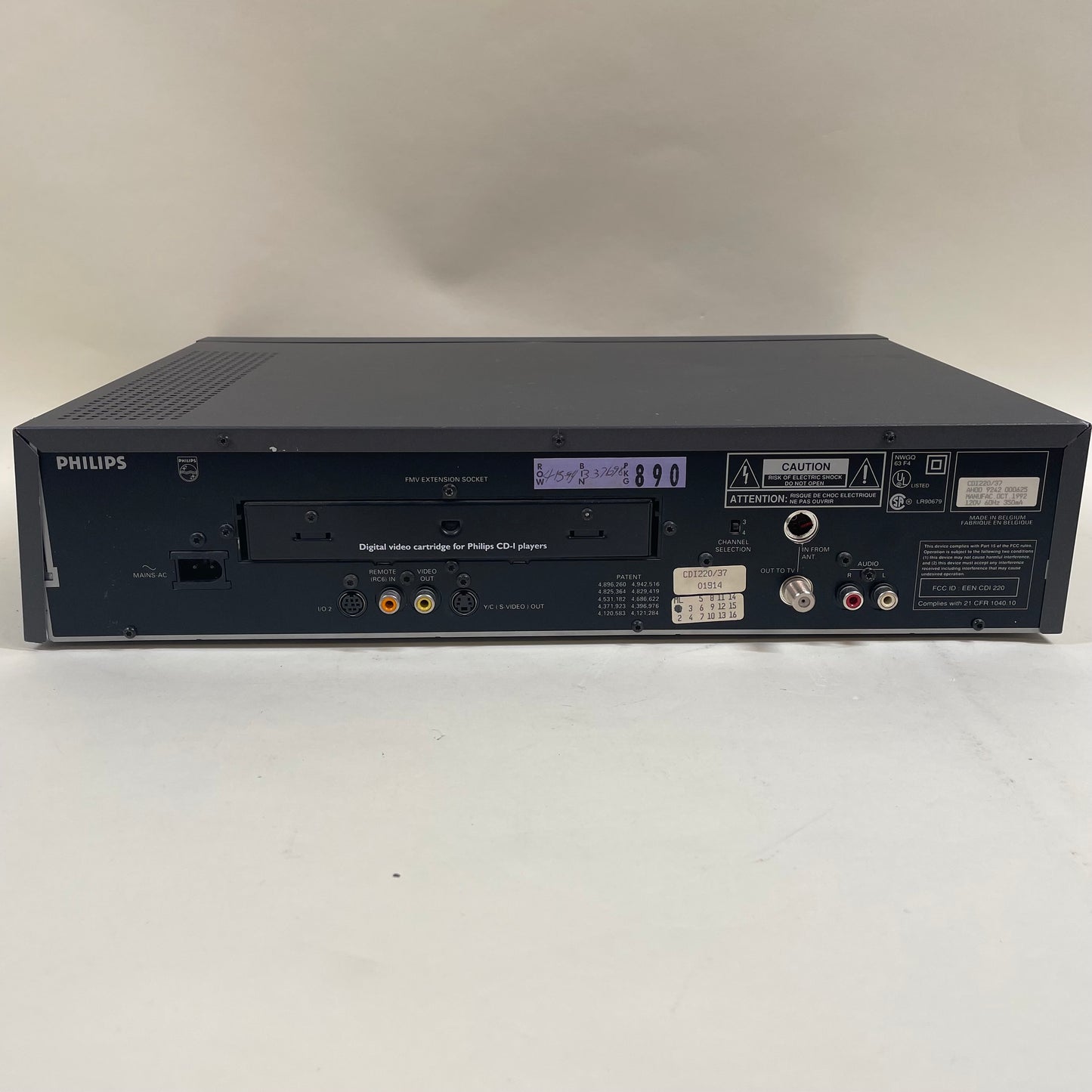 Sony Philips CD-I 220/37 Black Vintage Video Game Console w/ 11 Games READ 