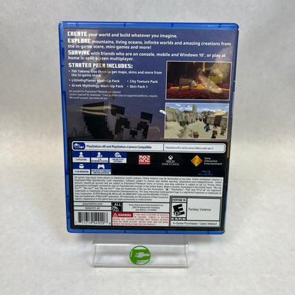 Minecraft (VR Mode Included) (Sony PlayStation 4 PS4, 2020)
