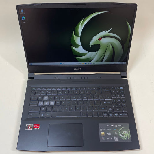 MSI Bravo 15 B7E 15.6" Ryzen 7 7735HS  3.2GHz 16GB RAM 500GB SSD Radeon RX 6550M