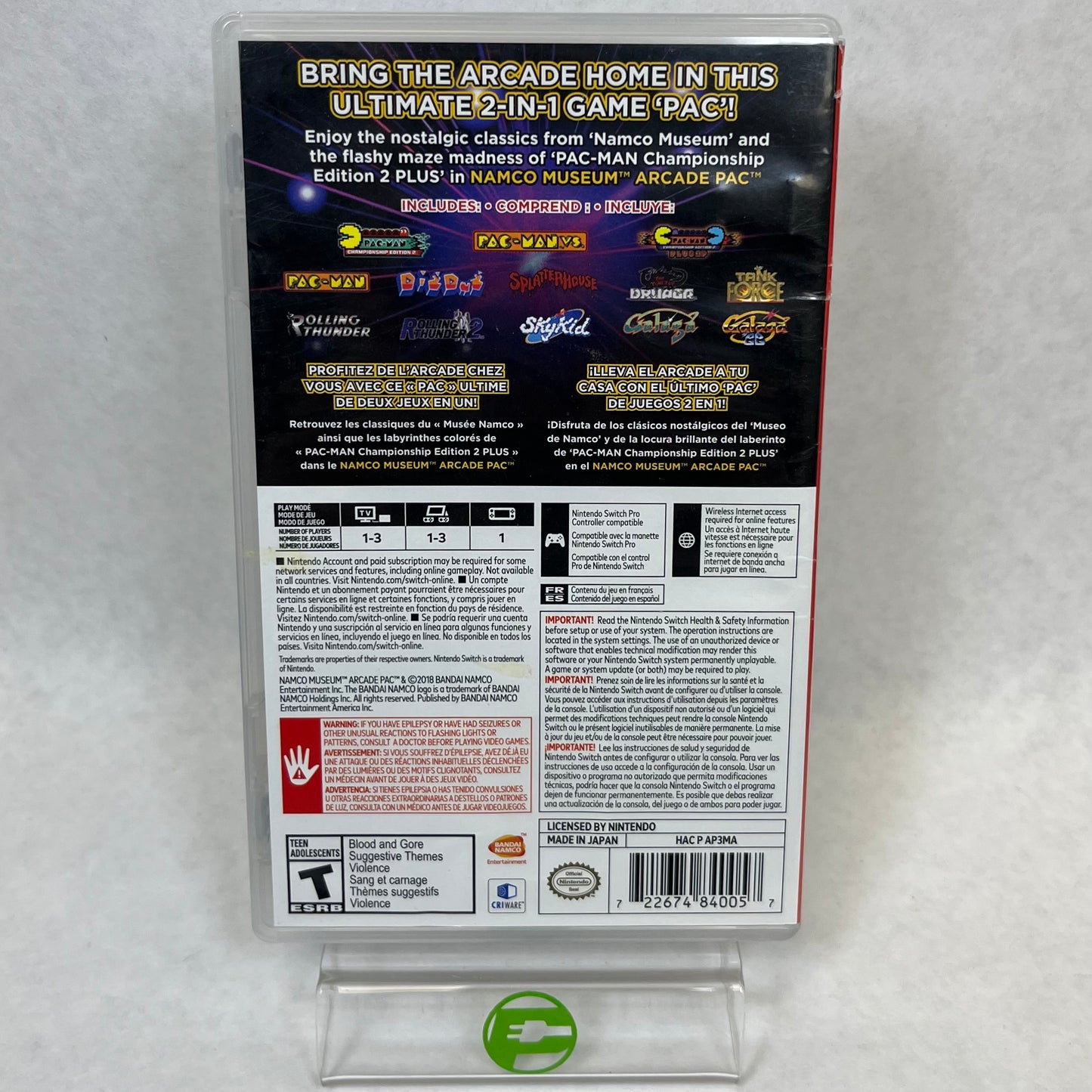 Namco Museum: Arcade Pac (Nintendo Switch, 2018)