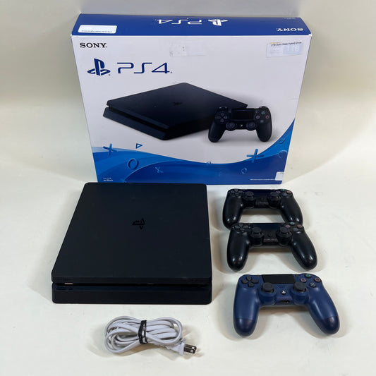 Sony PlayStation 4 Slim PS4 2TB Black Console Gaming System CUH-2215B w/ Box