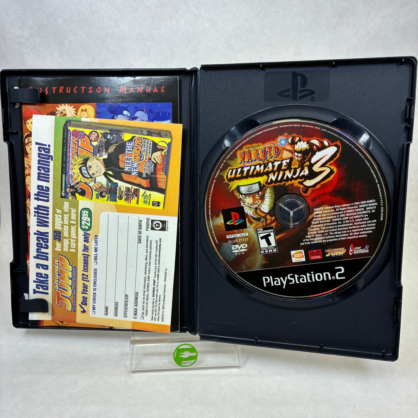 Shonen Jump Naruto Ultimate Ninja 3 (Sony PlayStation 2 PS2, 2005)