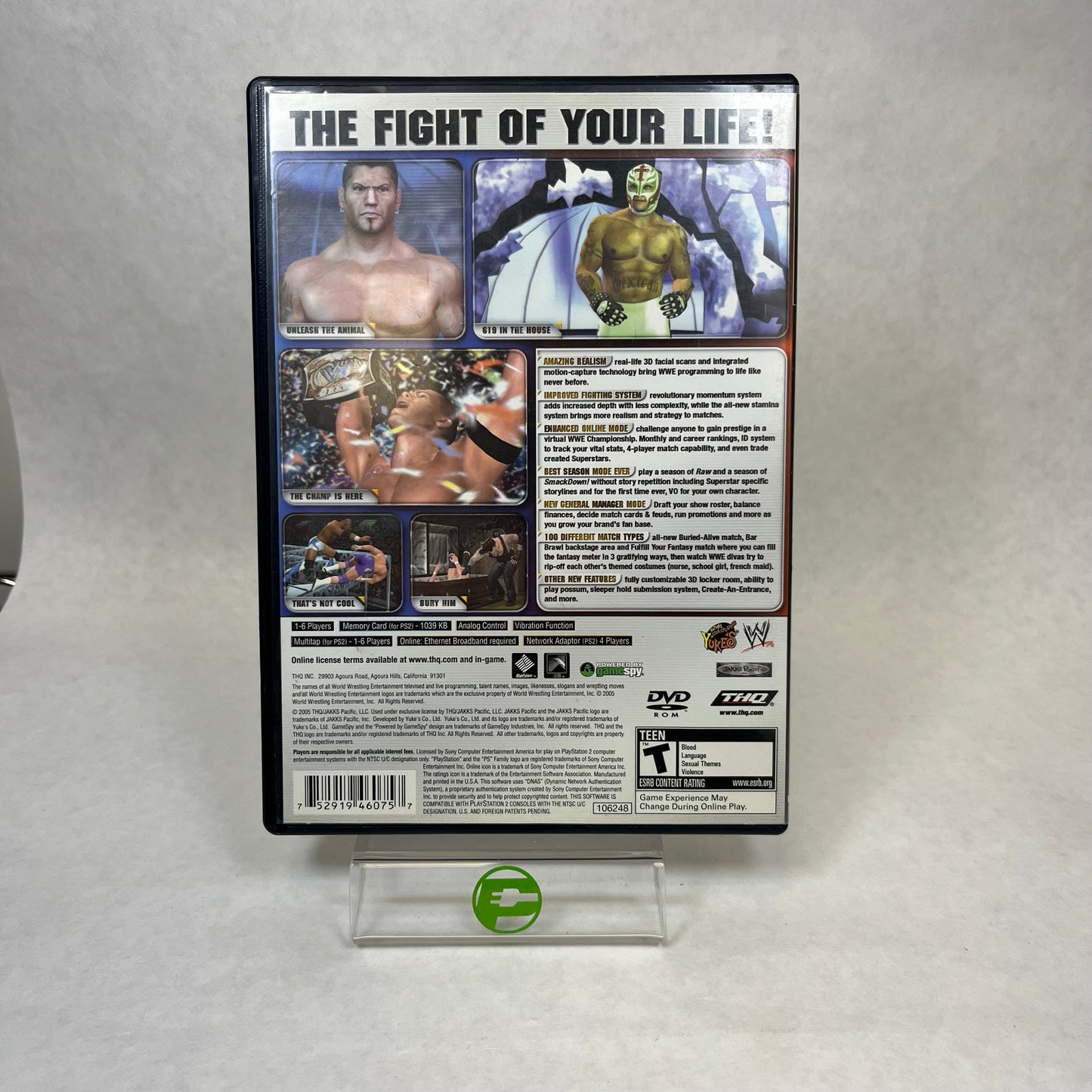 WWE Smackdown Vs Raw 2006 (Sony PlayStation 2 PS2, 2005)