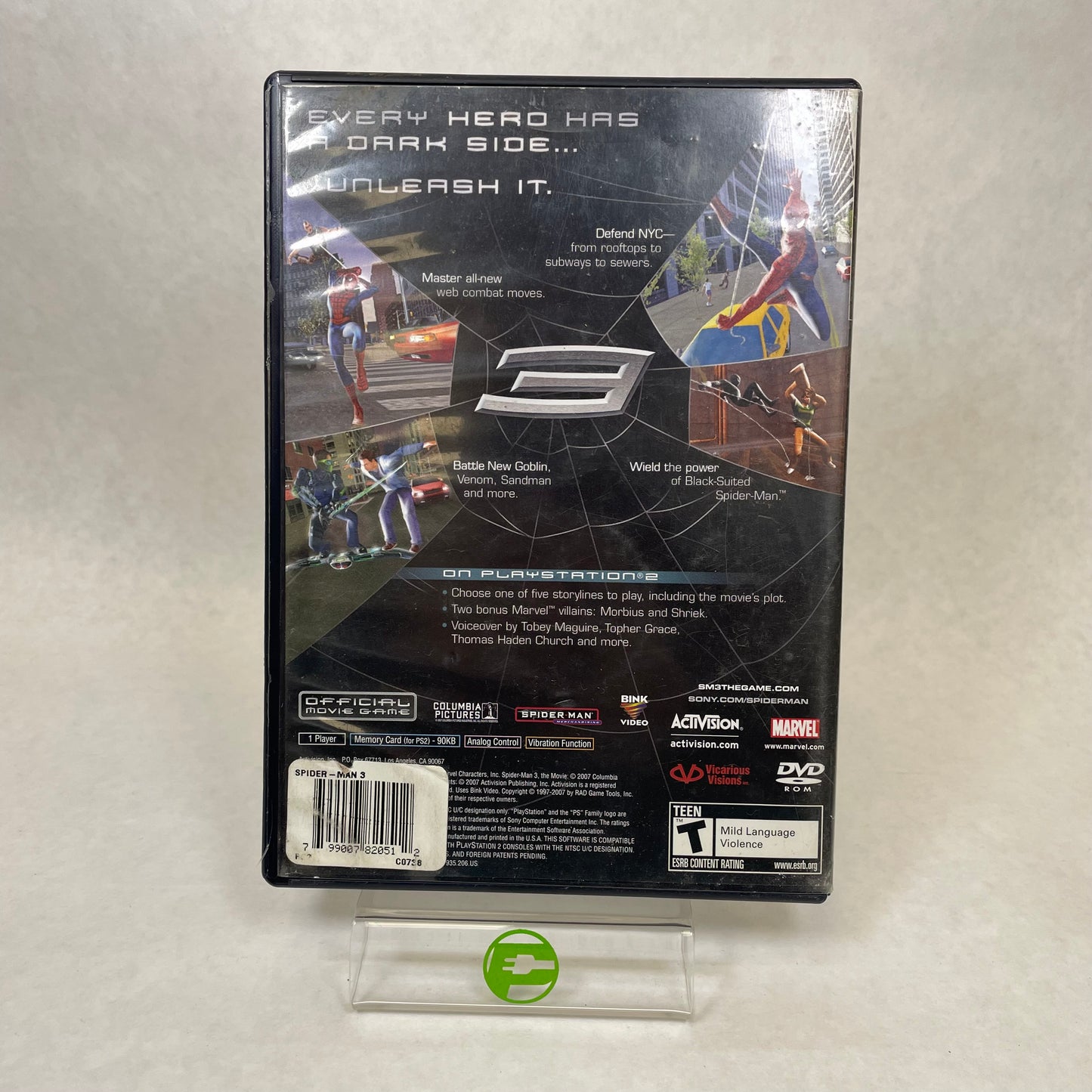 Spiderman 3 (Sony PlayStation 2 PS2, 2007)