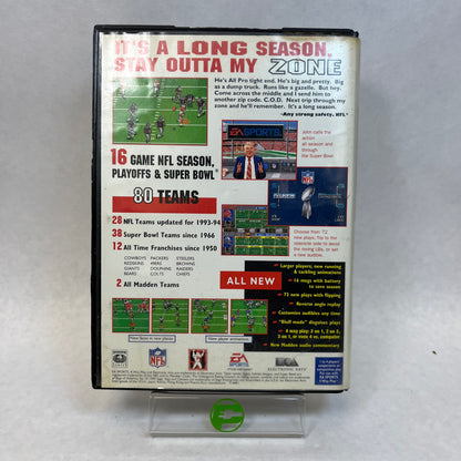 Madden NFL 94 (Sega Genesis, 1993)