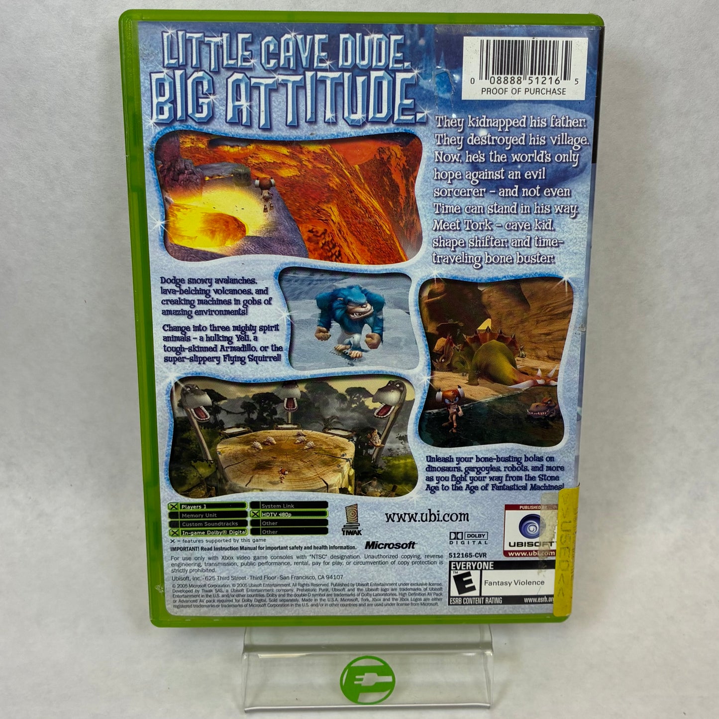Tork Prehistoric Punk (Xbox, 2005)
