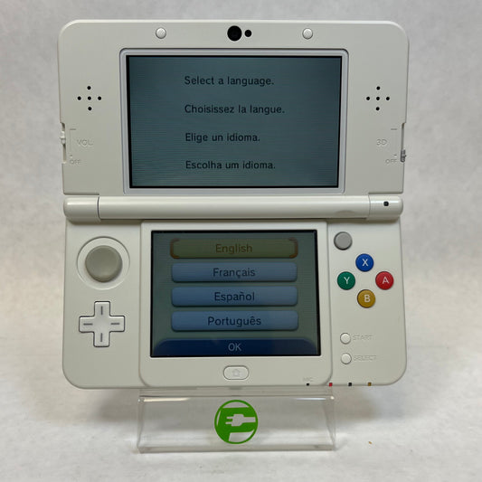 Nintendo 3DS Handheld Game Console CTR-001 Super Mario Bros White Edition
