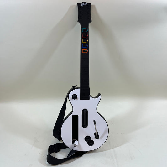 Nintendo Wii Guitar Hero Wireless Gibson Les Paul Controller Controller White
