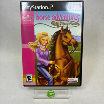 Barbie Horse Adventures Wild Horse Rescue (Playstation 2, 2003)