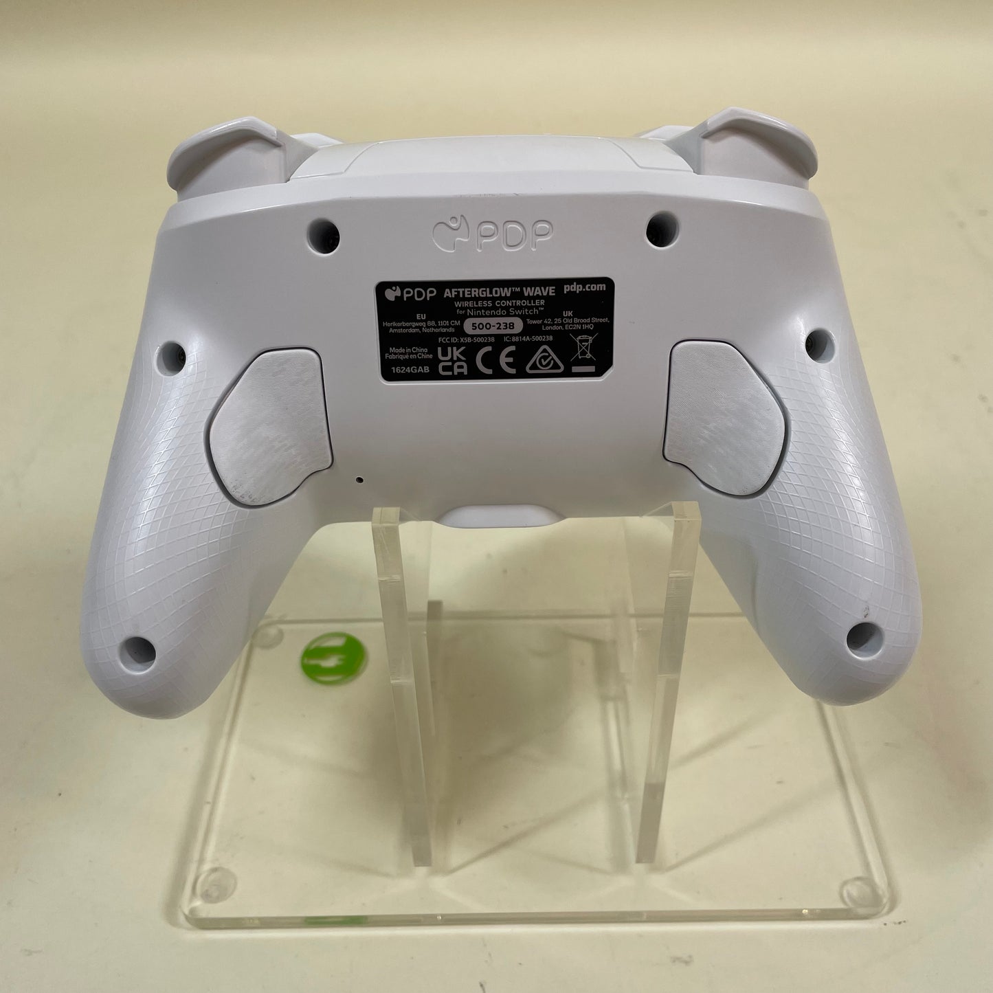 PDP Afterglow Wave Wireless Controller for Nintendo Switch 500-238 White