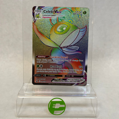 Pokémon TCG Sword & Shield-Chilling Reign Celebi VMAX SR Rainbow 199/198 English