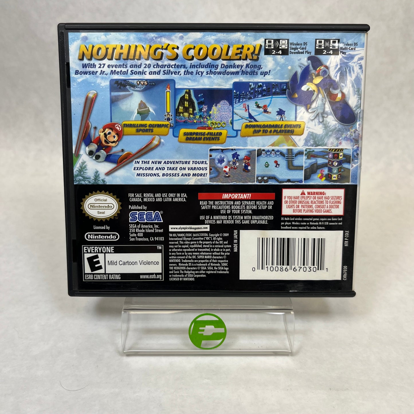 Mario & Sonic At The Olympic Winter Games (Nintendo DS, 2009)