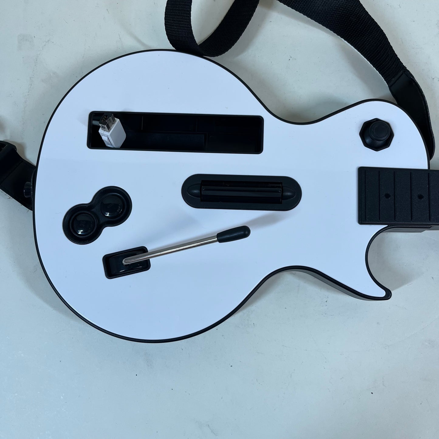Nintendo Wii Guitar Hero Wireless Gibson Les Paul Controller Controller White