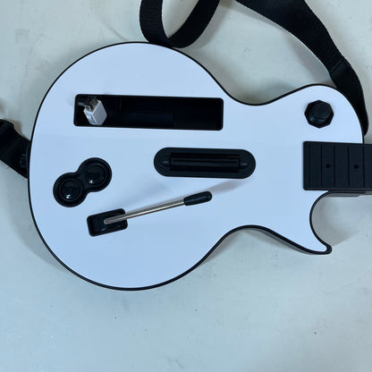 Nintendo Wii Guitar Hero Wireless Gibson Les Paul Controller Controller White