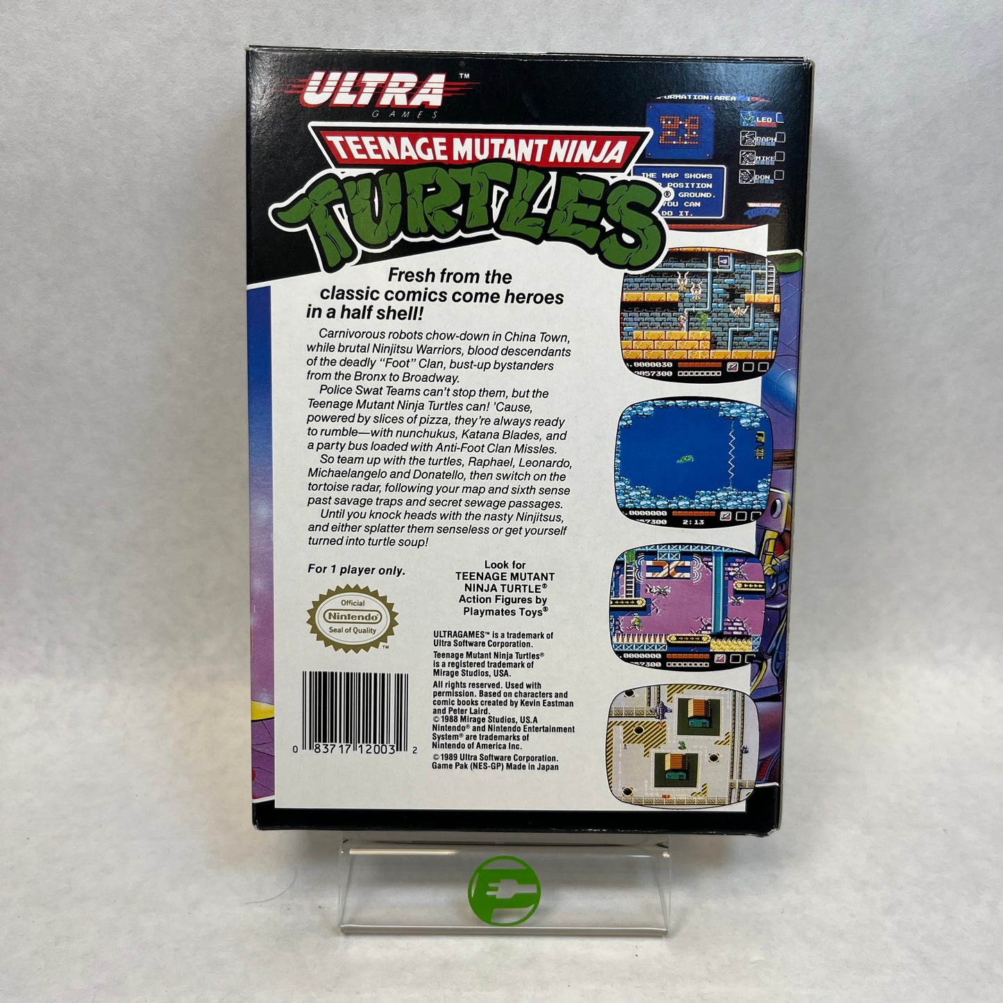 Teenage Mutant Ninja Turtles TMNT (Nintendo NES, 1989)