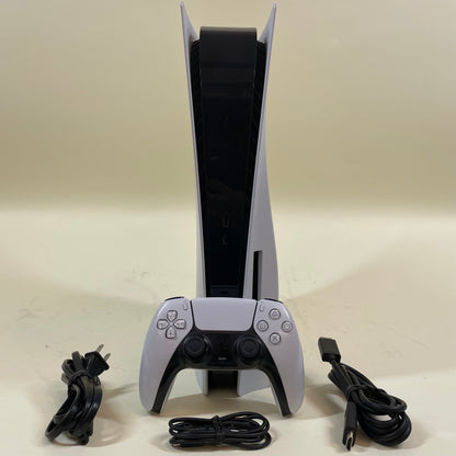Sony PlayStation 5 Disc Edition PS5 825GB White Console Gaming System CFI-1015A